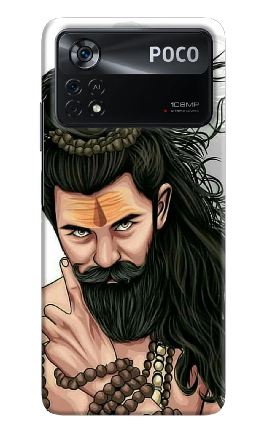 Mahadev Poco X4 Pro Back Cover, Hard case