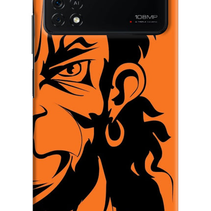 Hanuman Poco X4 Pro Hard Case Back Cover by Casekaro