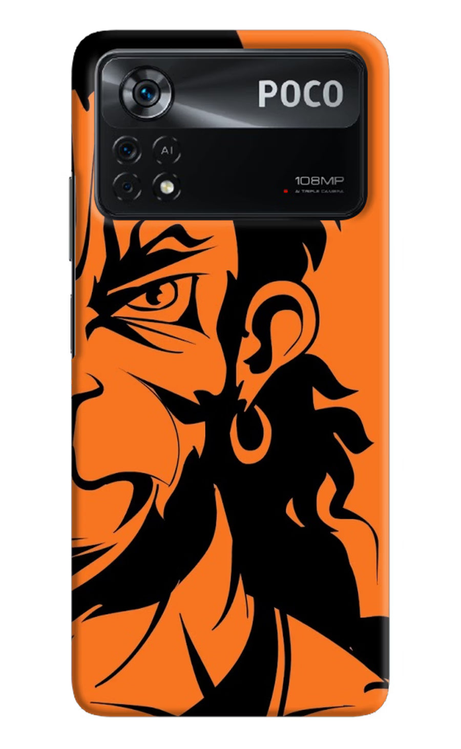 Hanuman Poco X4 Pro Back Cover, Hard case