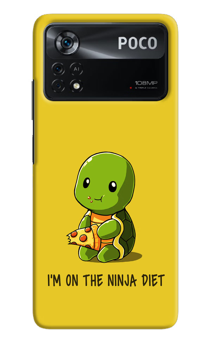 I'm on Ninja Diet Poco X4 Pro Back Cover, Hard case