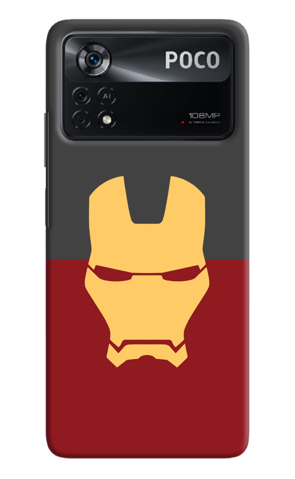 Ironman Poco X4 Pro Hard Case Back Cover by Casekaro