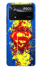 Superman logo Poco X4 Pro Hard Case Back Cover by Casekaro