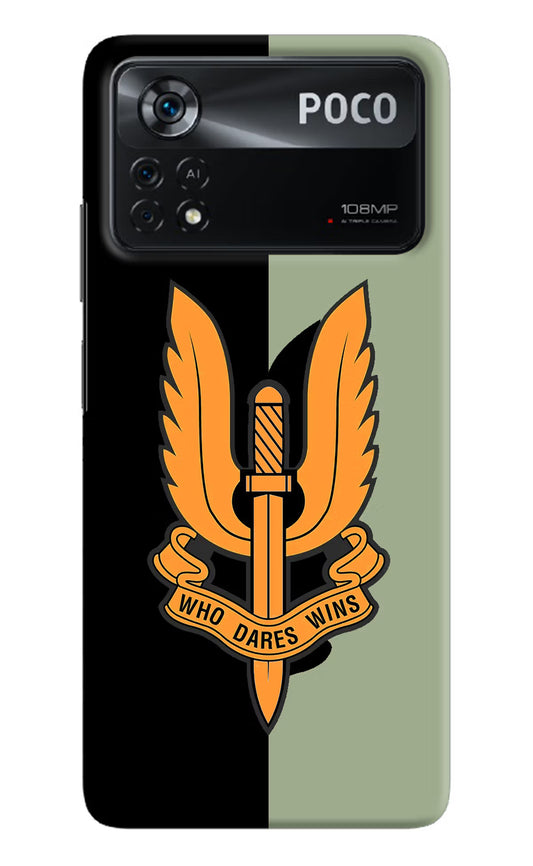Balidan Logo Poco X4 Pro Hard Case Back Cover by Casekaro