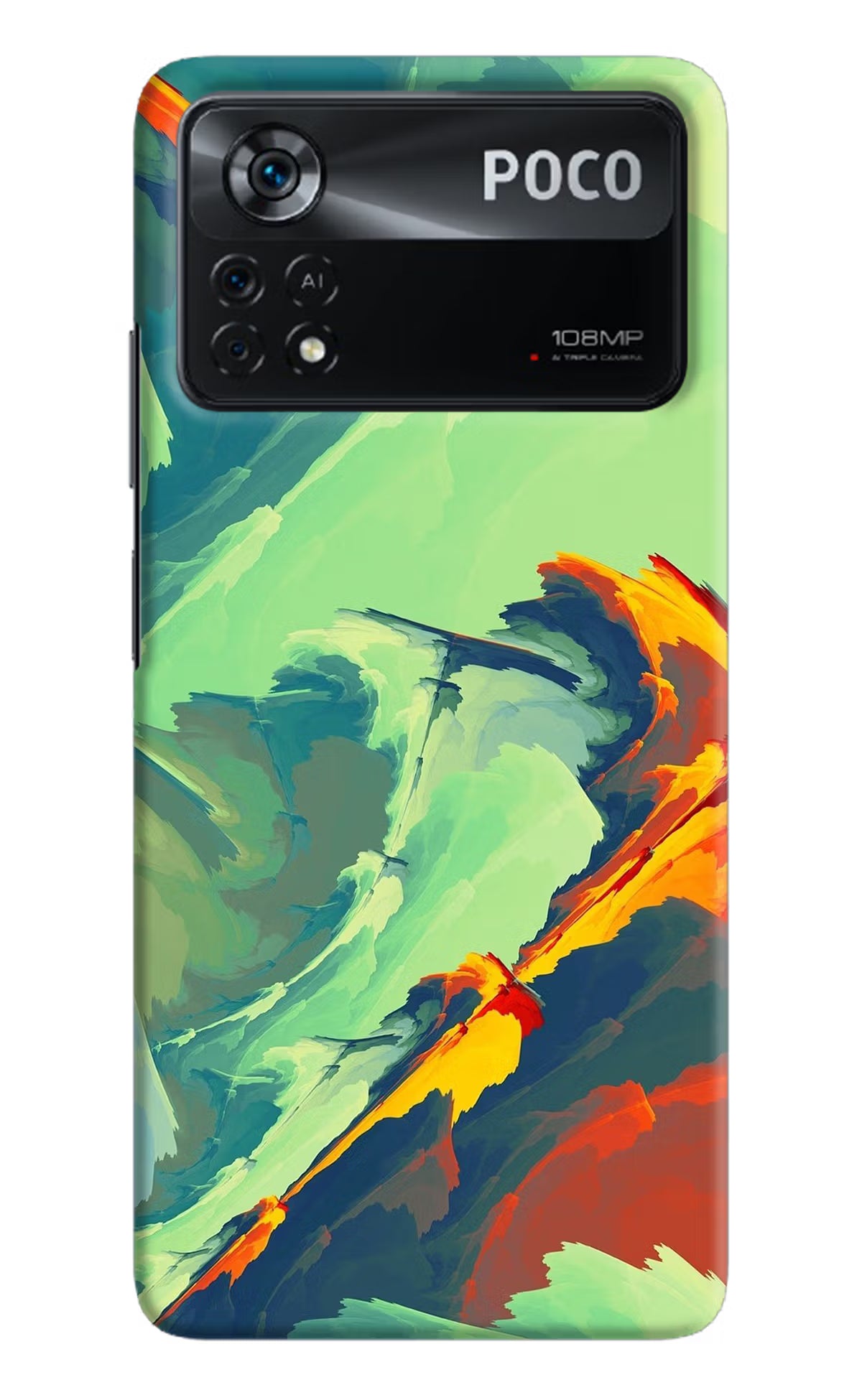 Paint Art Poco X4 Pro Hard Case Back Cover by Casekaro