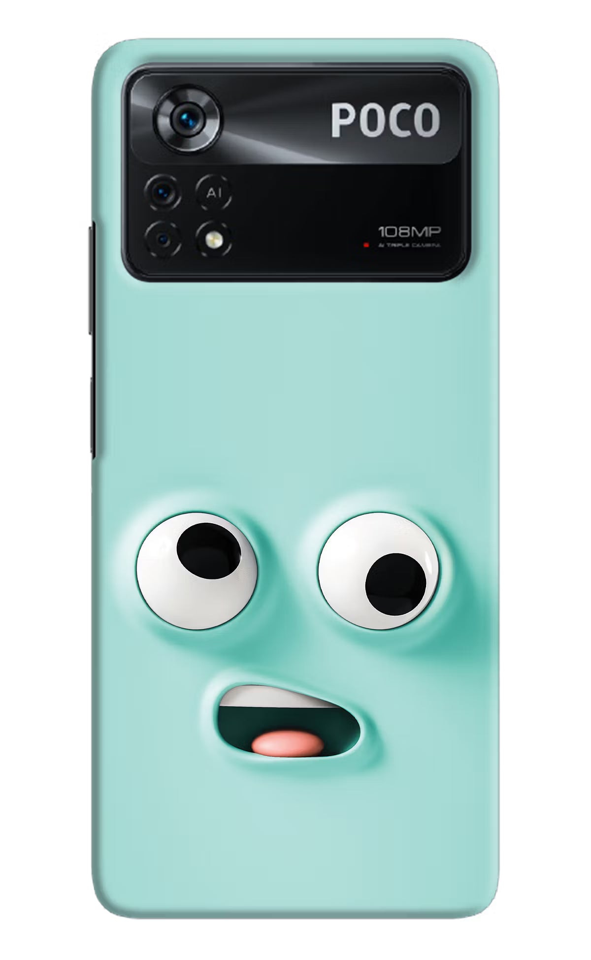 Funny Cartoon Poco X4 Pro Hard Case Back Cover by Casekaro