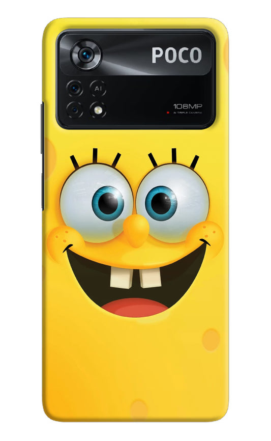 Sponge 1 Poco X4 Pro Hard Case Back Cover by Casekaro