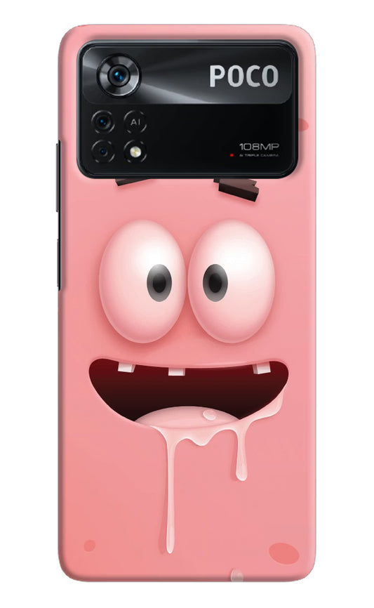 Sponge 2 Poco X4 Pro Hard Case Back Cover by Casekaro