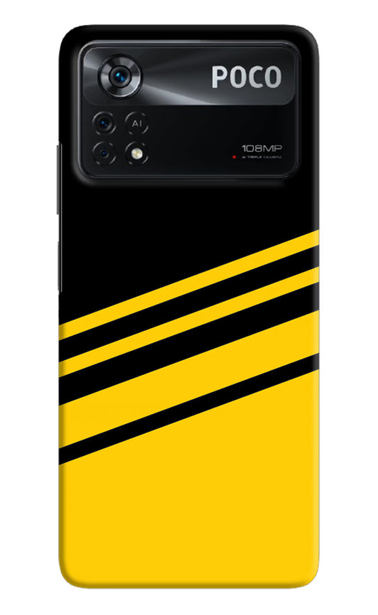 Yellow Shades Poco X4 Pro Hard Case Back Cover by Casekaro