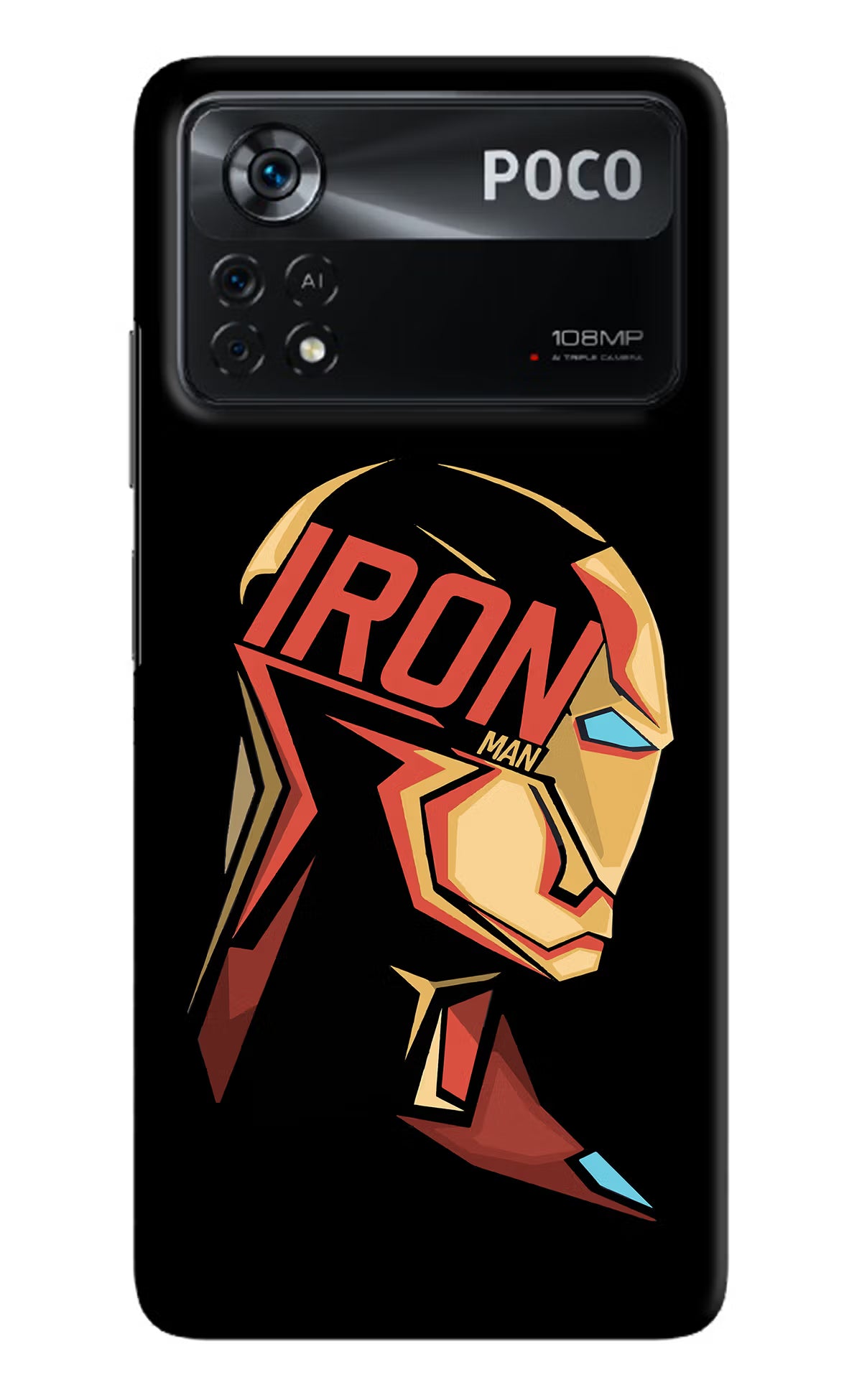 IronMan Poco X4 Pro Hard Case Back Cover by Casekaro