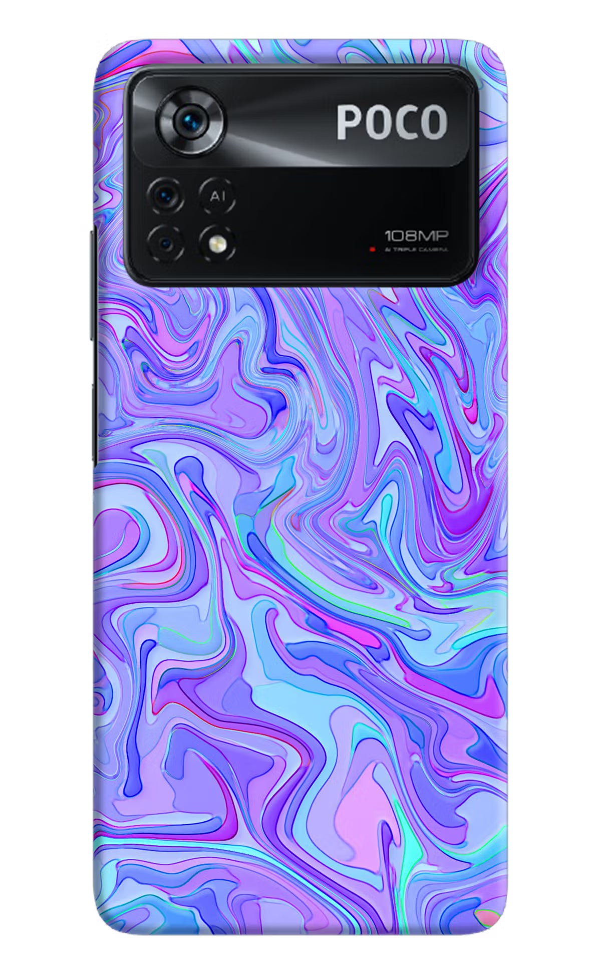 Glitter Poco X4 Pro Hard Case Back Cover by Casekaro