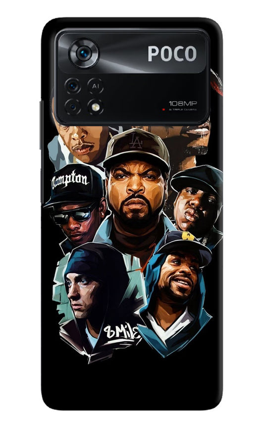 Rappers Poco X4 Pro Hard Case Back Cover by Casekaro