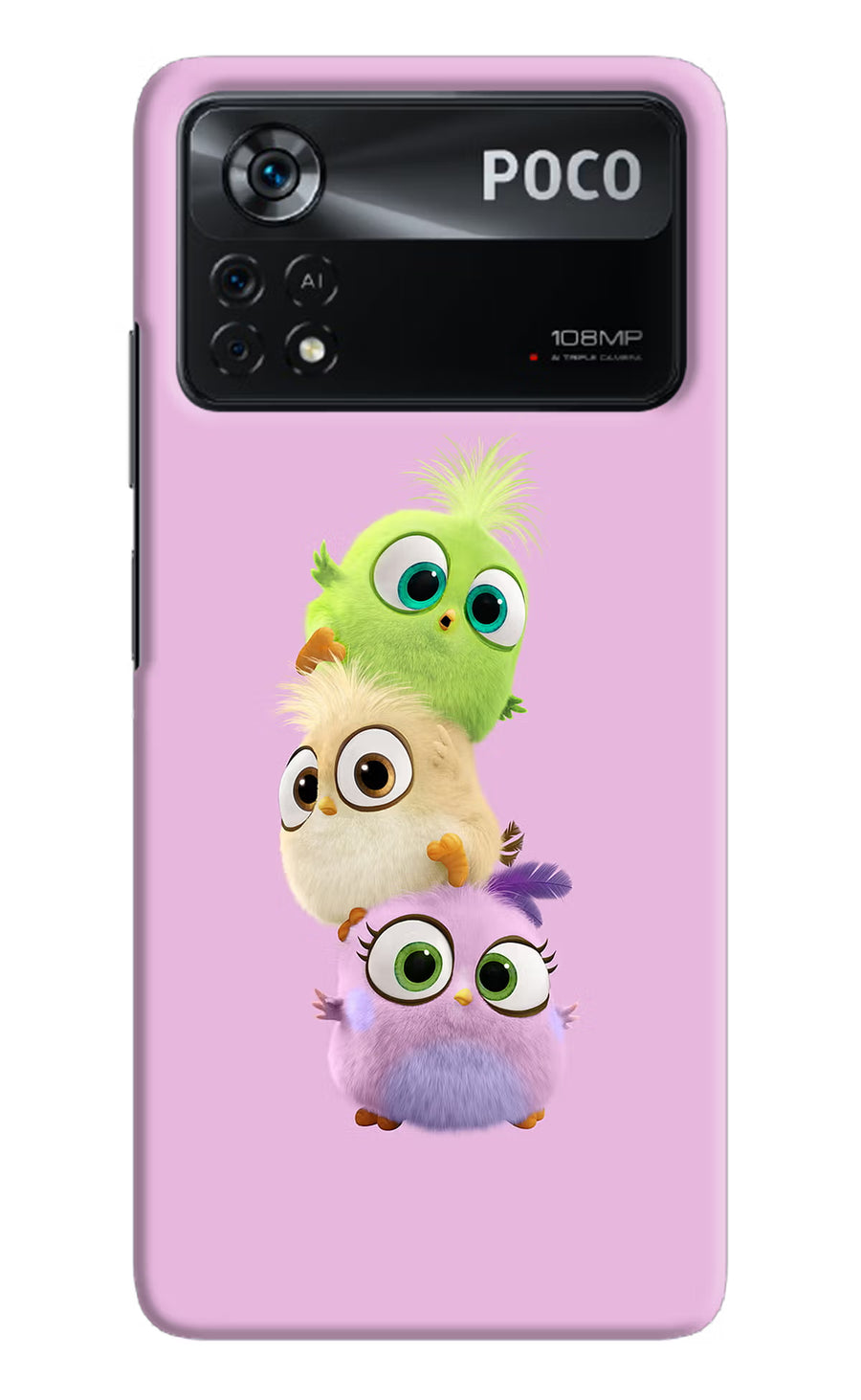 Cute Little Birds Poco X4 Pro Back Cover, Hard case