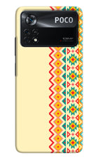 Ethnic Seamless Poco X4 Pro Hard Case Back Cover by Casekaro