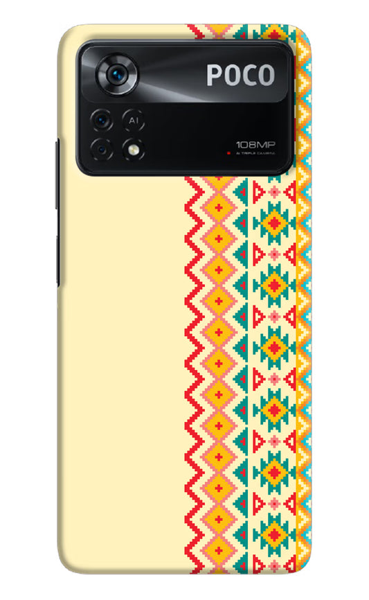 Ethnic Seamless Poco X4 Pro Hard Case Back Cover by Casekaro