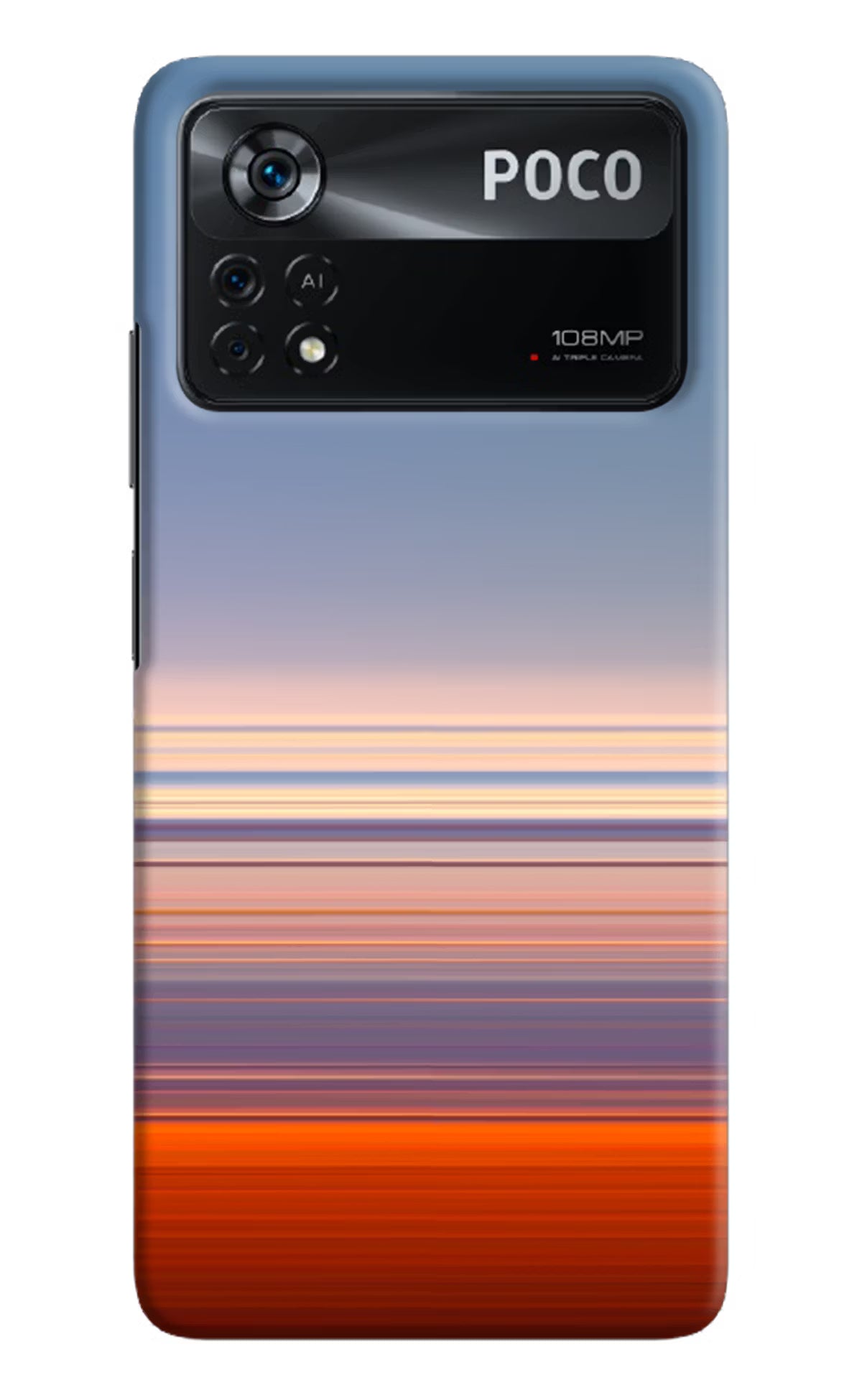 Morning Colors Poco X4 Pro Hard Case Back Cover by Casekaro