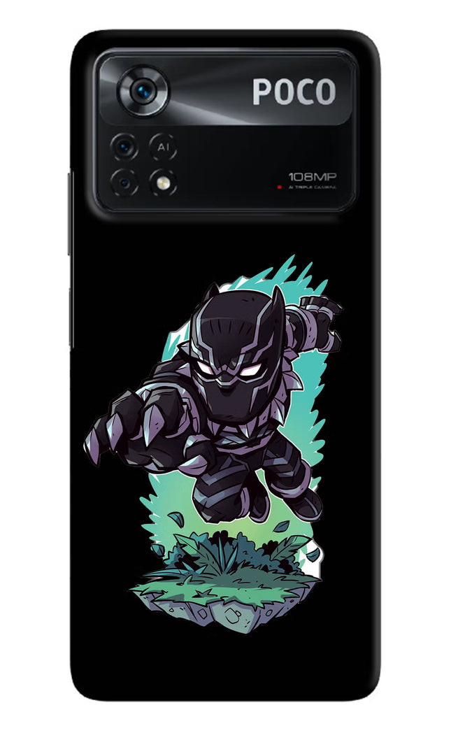 Black Panther Poco X4 Pro Hard Case Back Cover by Casekaro
