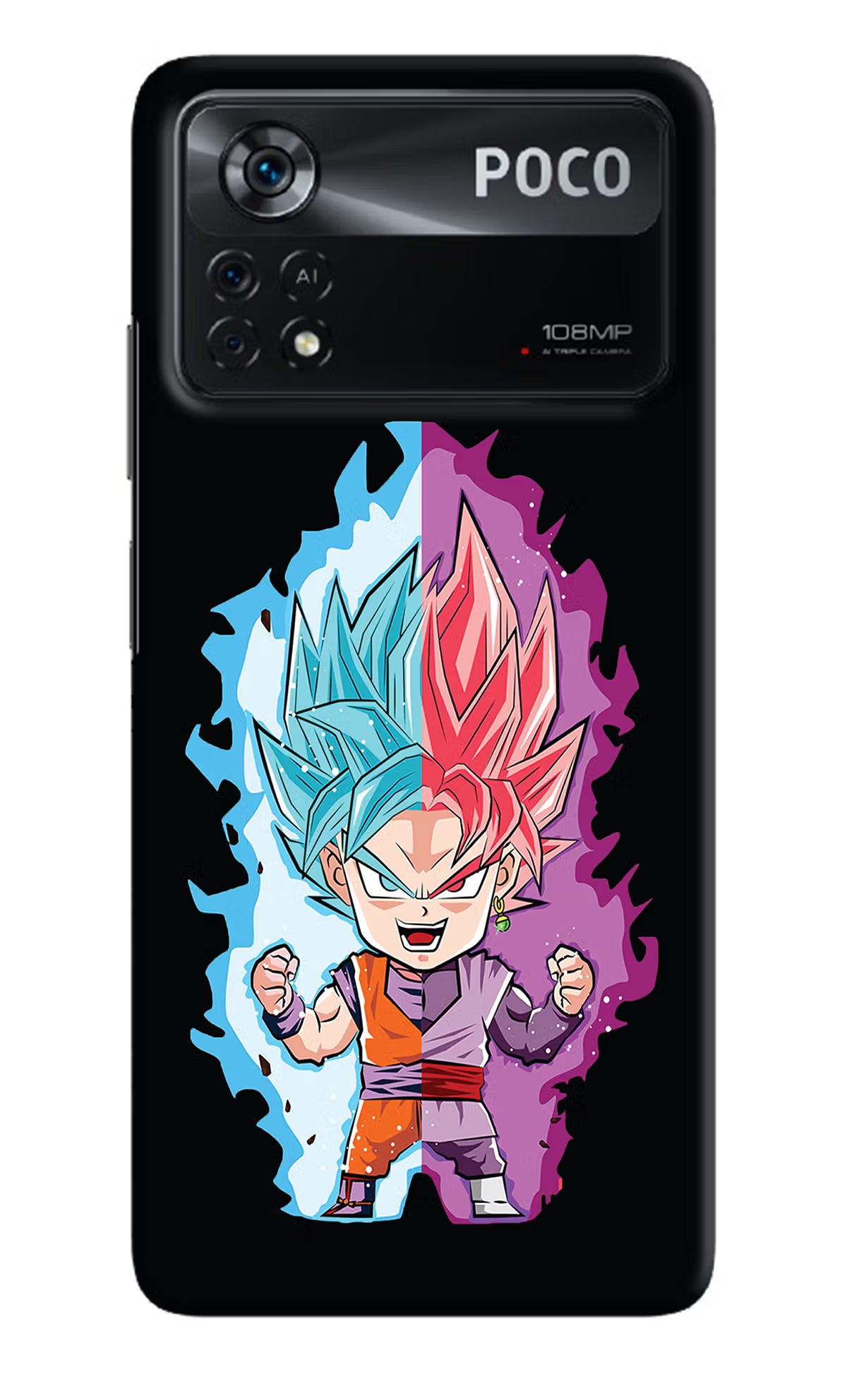 Chota Goku Poco X4 Pro Hard Case Back Cover by Casekaro