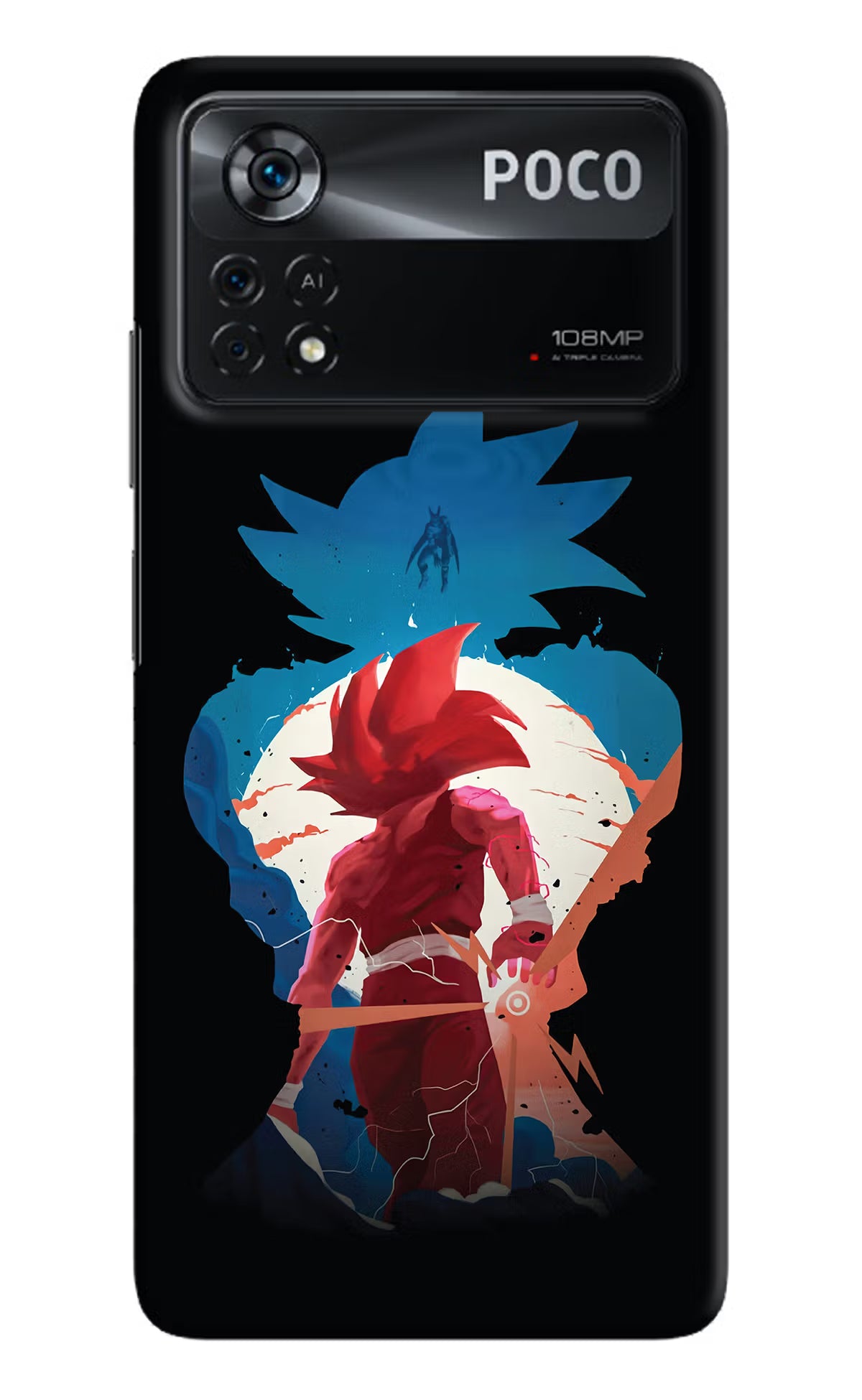 Goku Poco X4 Pro Hard Case Back Cover by Casekaro