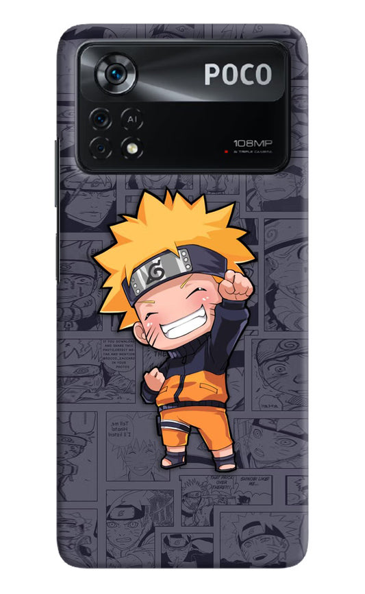 Chota Naruto Poco X4 Pro Hard Case Back Cover by Casekaro