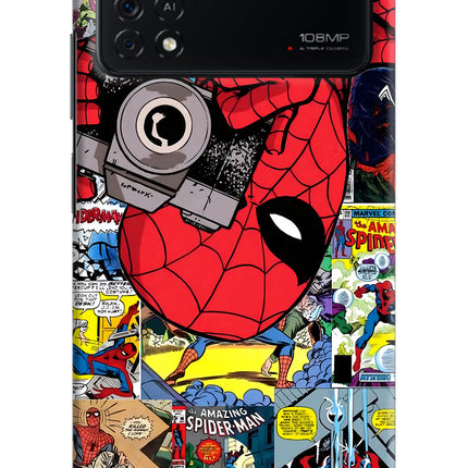 Spider Man Poco X4 Pro Hard Case Back Cover by Casekaro