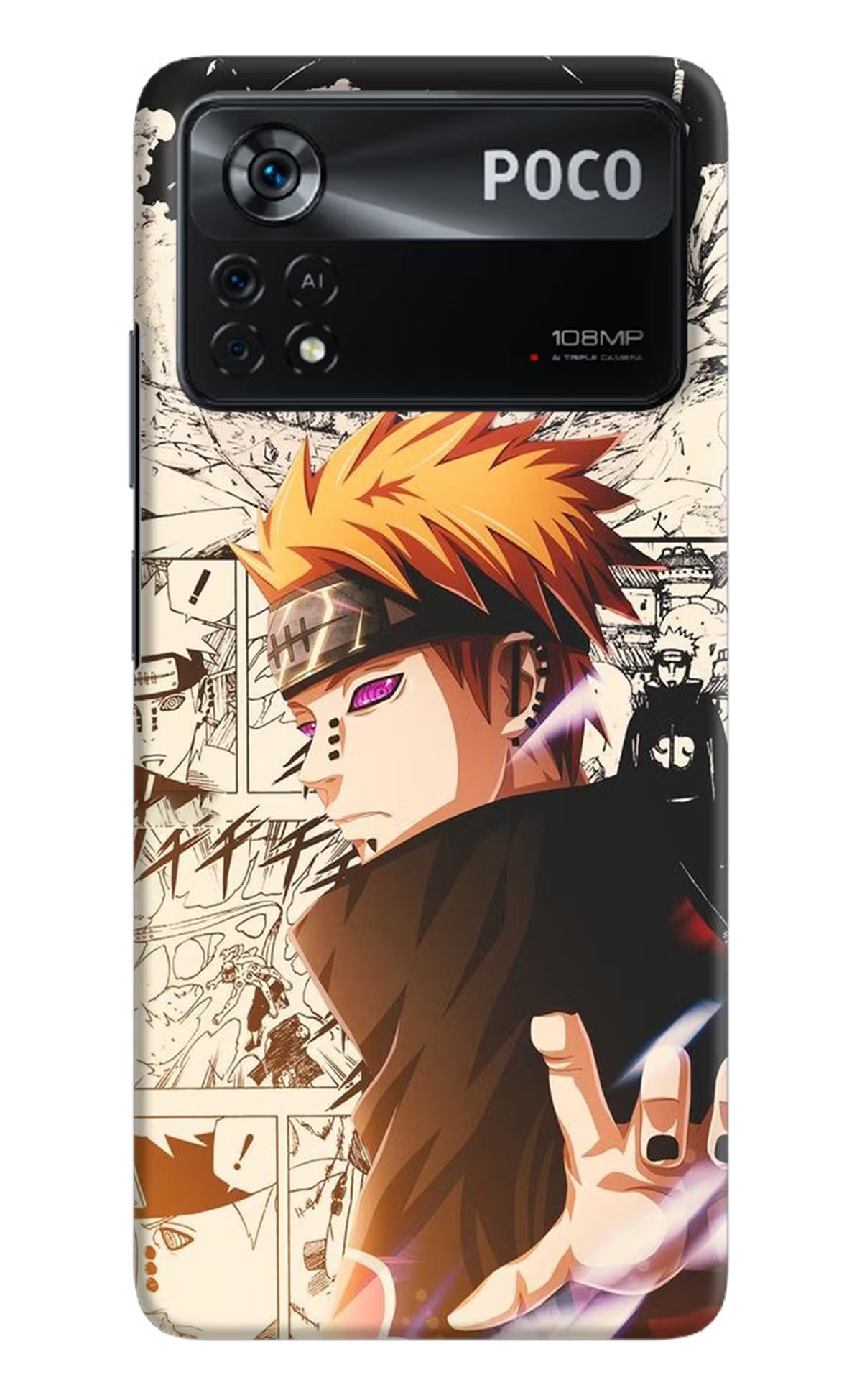 Pain Anime Poco X4 Pro Hard Case Back Cover by Casekaro