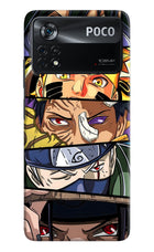Naruto Character Poco X4 Pro Hard Case Back Cover by Casekaro