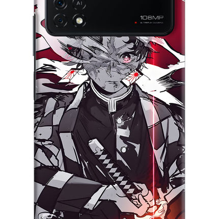 Demon Slayer Poco X4 Pro Hard Case Back Cover by Casekaro