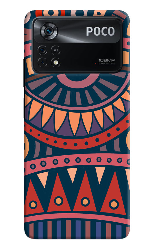 African Culture Design Poco X4 Pro Hard Case Back Cover by Casekaro