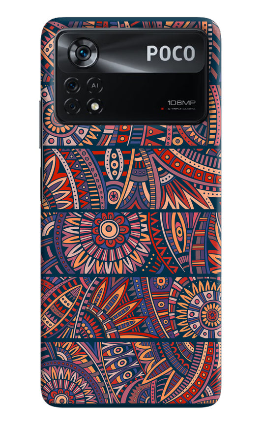 African Culture Design Poco X4 Pro Hard Case Back Cover by Casekaro