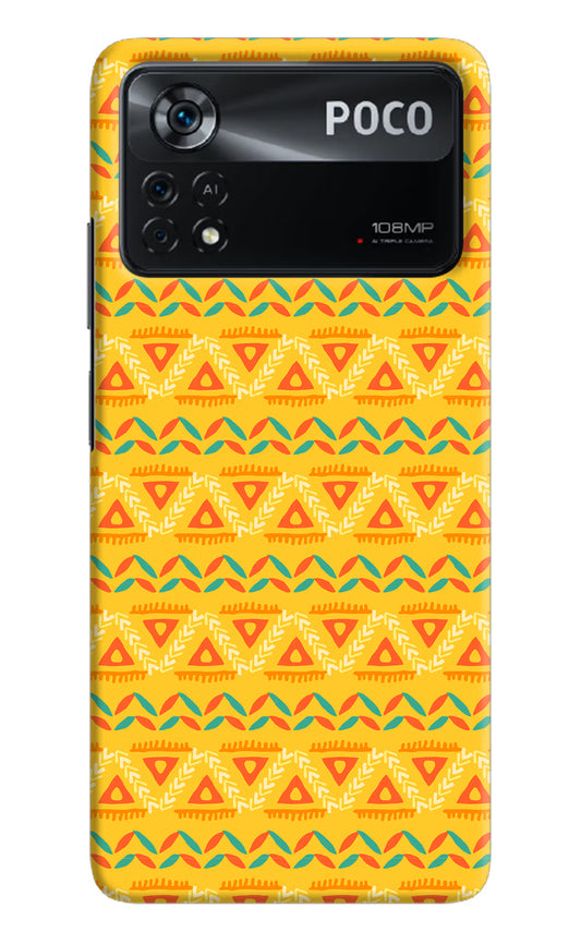 Tribal Pattern Poco X4 Pro Hard Case Back Cover by Casekaro