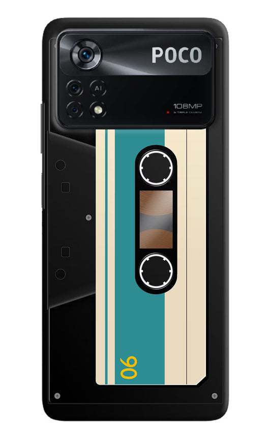 Cassette Poco X4 Pro Hard Case Back Cover by Casekaro