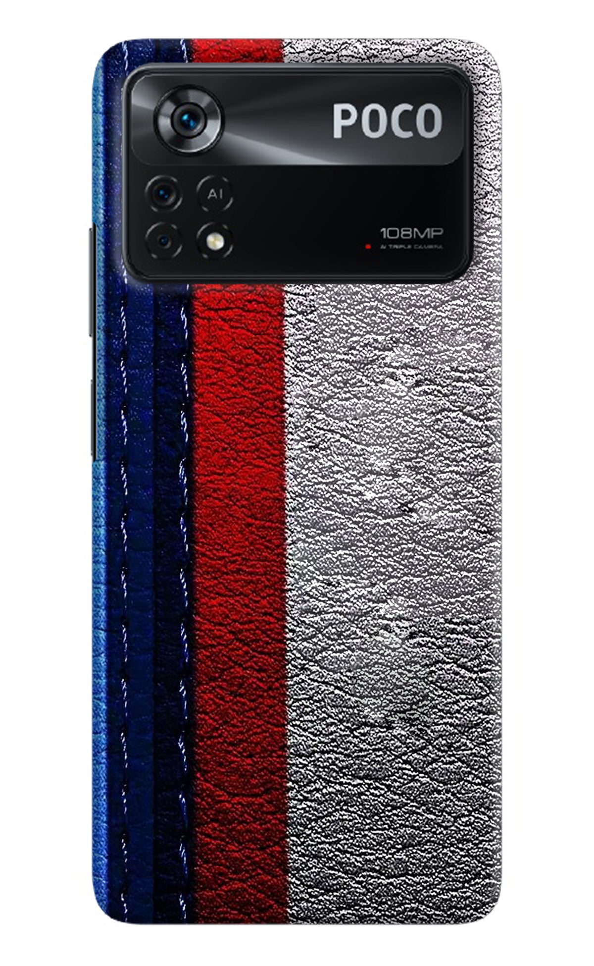 BMW Stripes Poco X4 Pro Back Cover