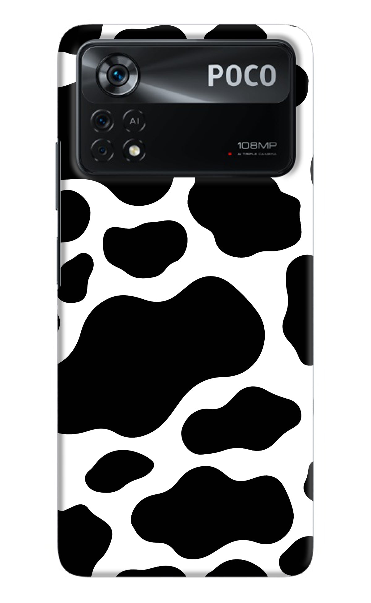 Cow Spots Poco X4 Pro Back Cover