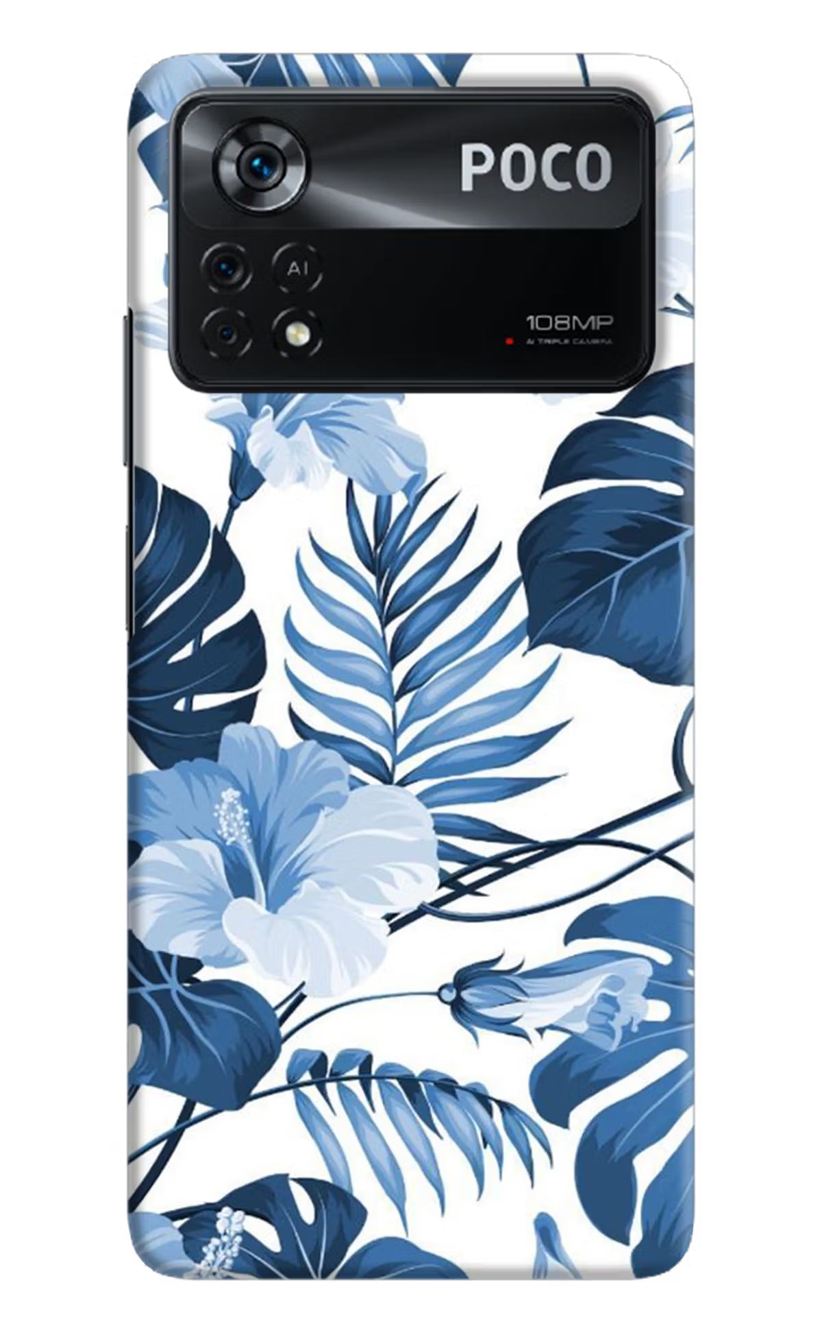 Fabric Art Poco X4 Pro Hard Case Back Cover by Casekaro