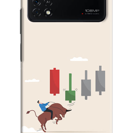 Bull Trading Momentum Poco X4 Pro Hard Case Back Cover by Casekaro