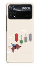 Bull Trading Momentum Poco X4 Pro Hard Case Back Cover by Casekaro