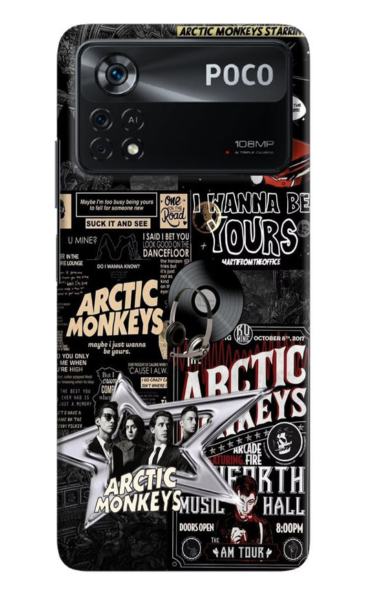 Arctic Monkeys Poco X4 Pro Hard Case Back Cover by Casekaro