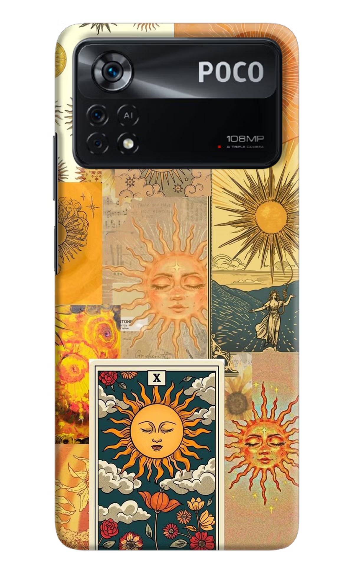Sun Poco X4 Pro Hard Case Back Cover by Casekaro
