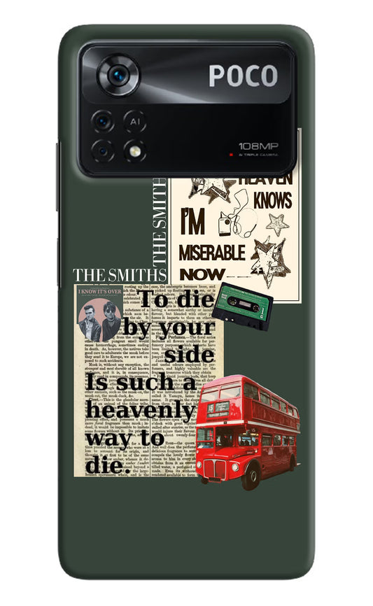 The Smiths Poco X4 Pro Hard Case Back Cover by Casekaro