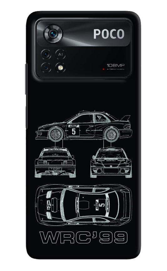 WRC'99 Poco X4 Pro Hard Case Back Cover by Casekaro