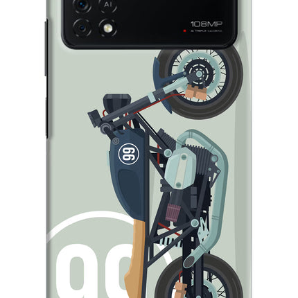 Classic Cafe Racer 99 Poco X4 Pro Hard Case Back Cover by Casekaro