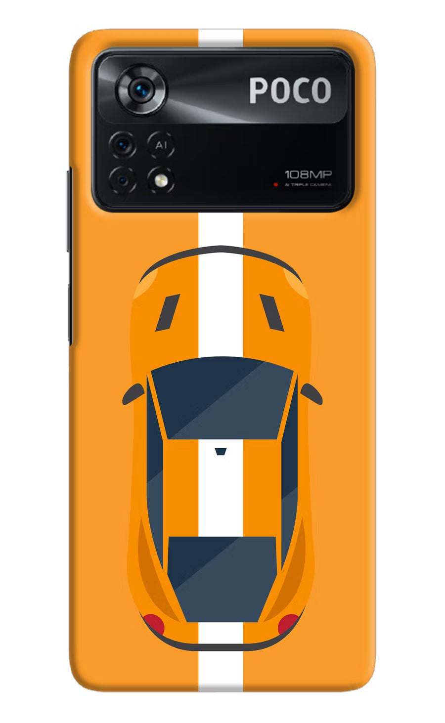 Highway Pursuit Poco X4 Pro Back Cover, Hard case
