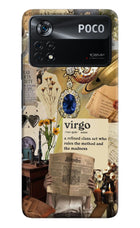 Virgo Zodiac Poco X4 Pro Hard Case Back Cover by Casekaro