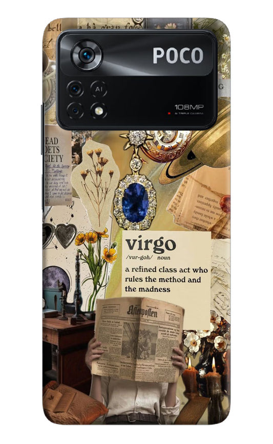 Virgo Zodiac Poco X4 Pro Hard Case Back Cover by Casekaro