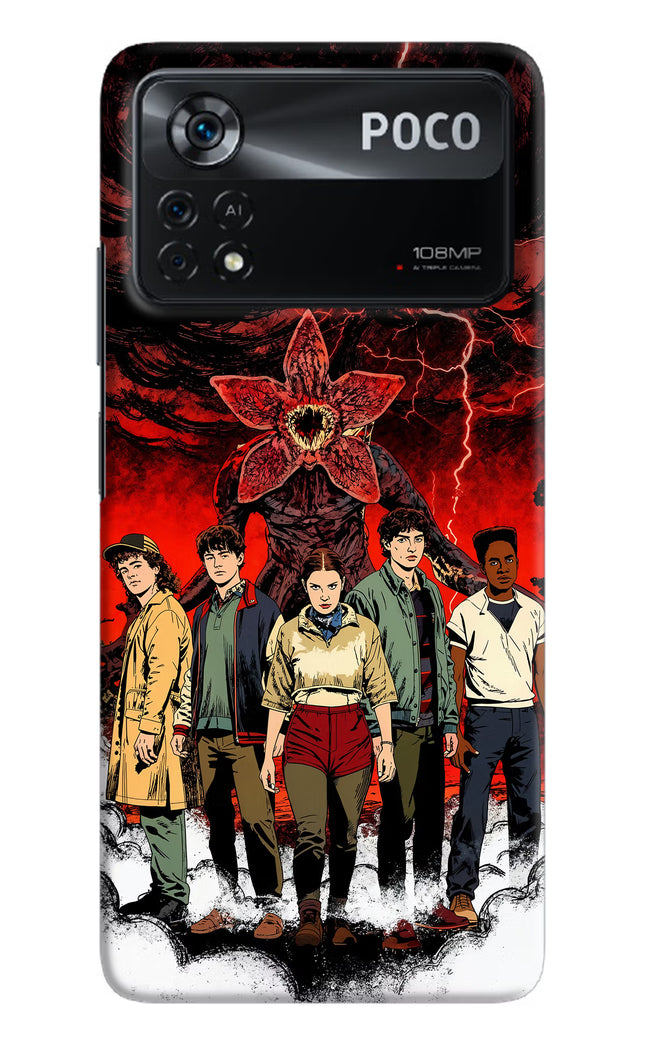Ordinary Things Characters Poco X4 Pro Hard Case Back Cover by Casekaro