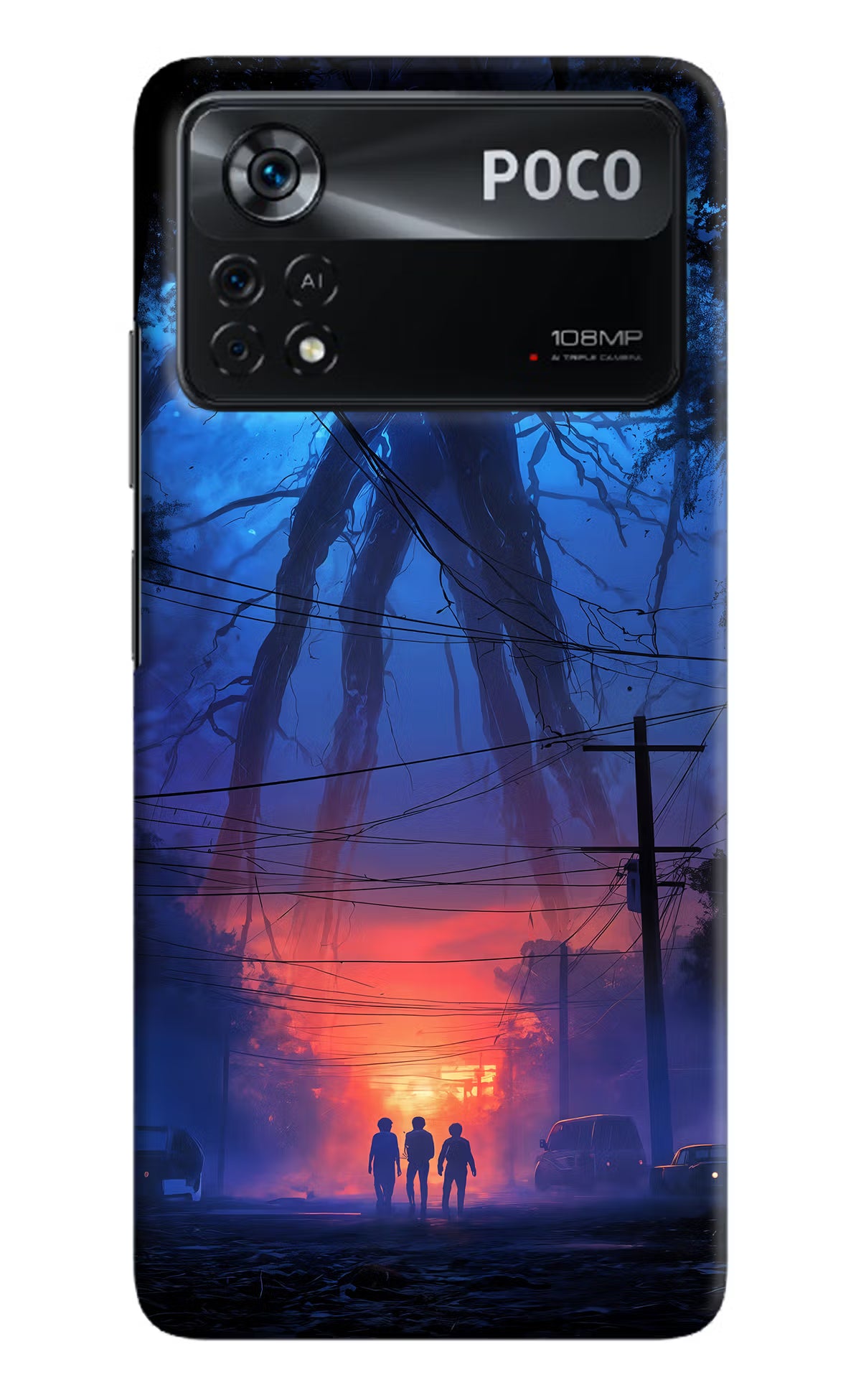 Ordinary Things Shadow Poco X4 Pro Hard Case Back Cover by Casekaro