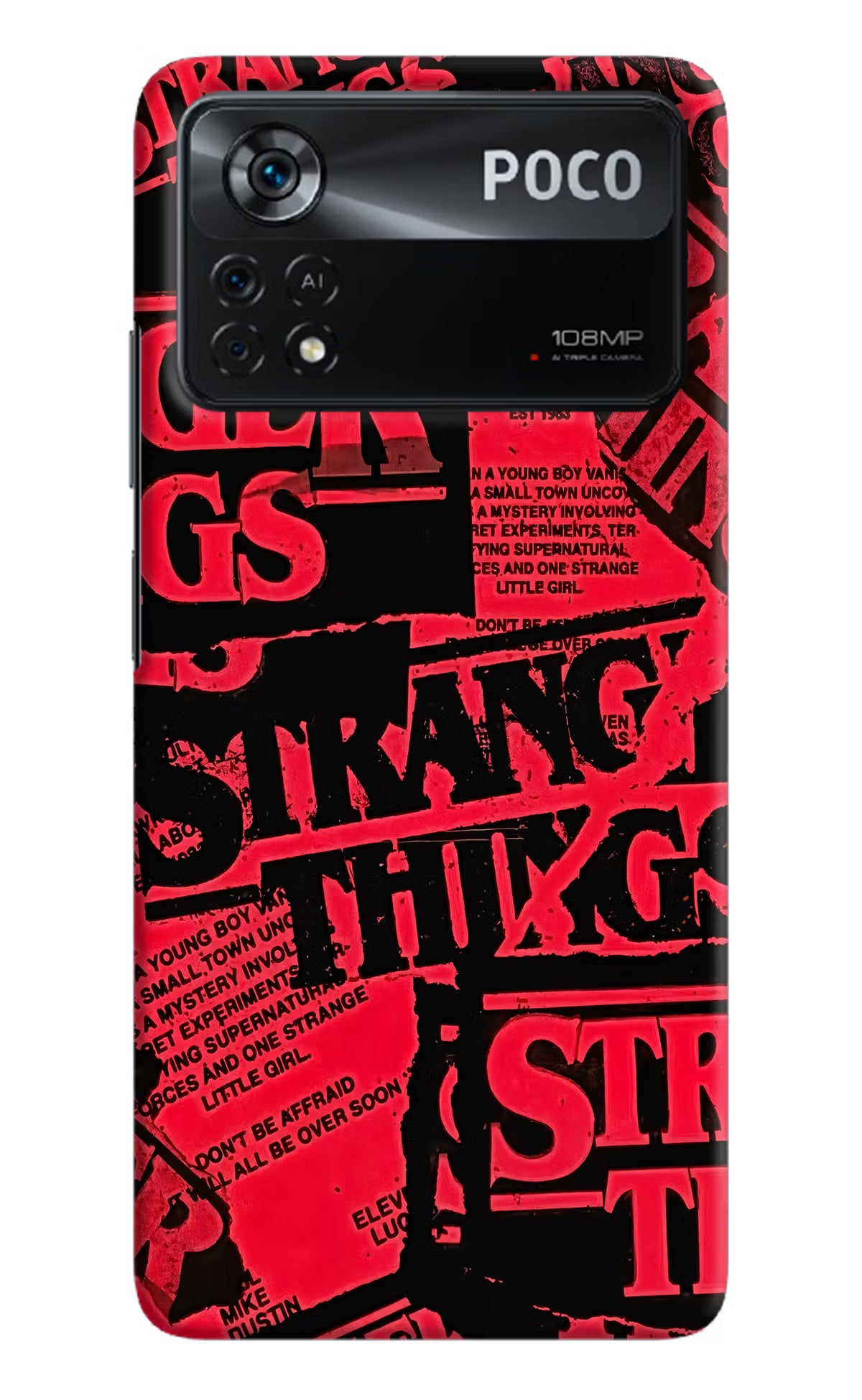 Ordinary Things Poco X4 Pro Hard Case Back Cover by Casekaro