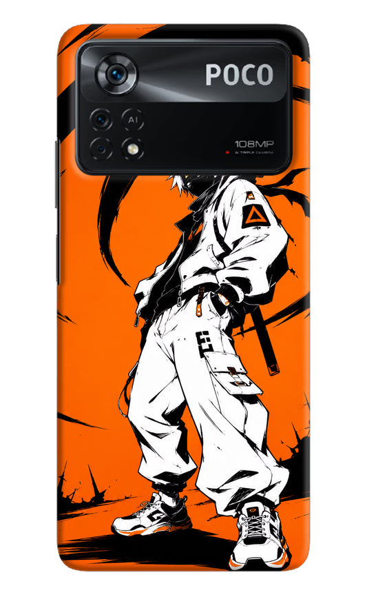 Street Samurai  Poco X4 Pro Hard Case Back Cover by Casekaro