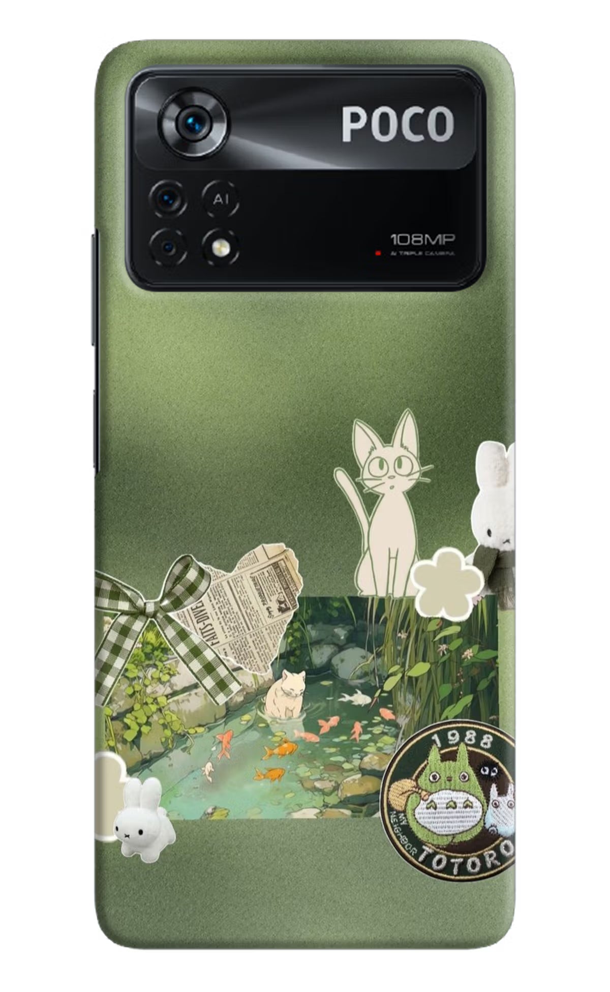 Aesthetic anime Poco X4 Pro Back Cover