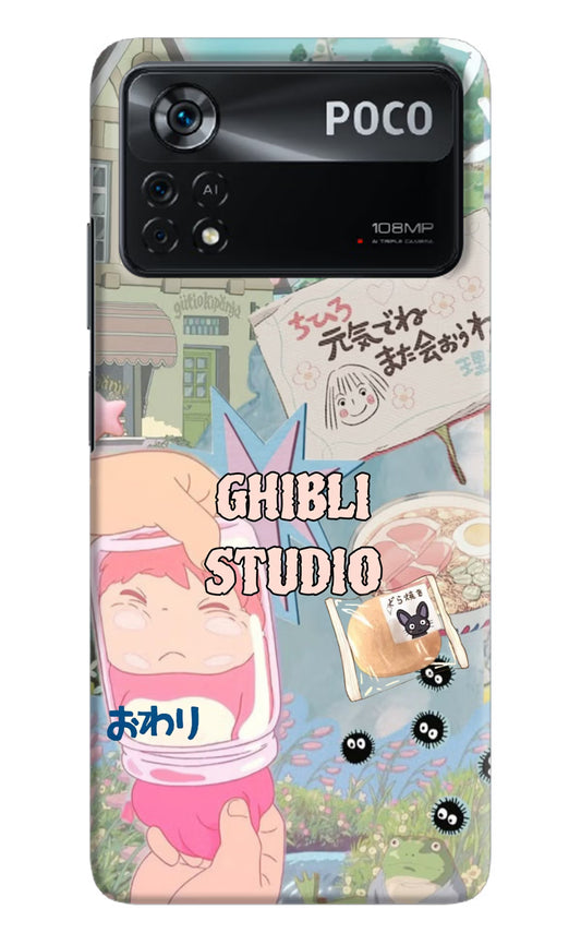 Studio Ghibli Poco X4 Pro Back Cover